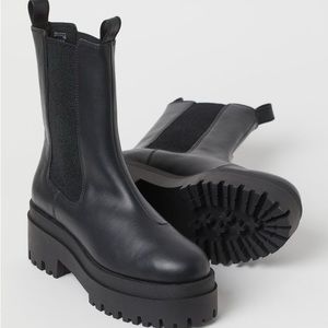 H&M Platform Chelsea boots